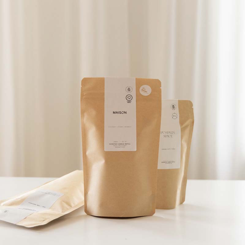 リモエア |パンプキン スパイス - 大きな香りのキャンドル | 200グラム